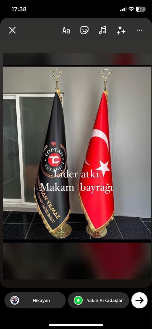 Bayrak örneği