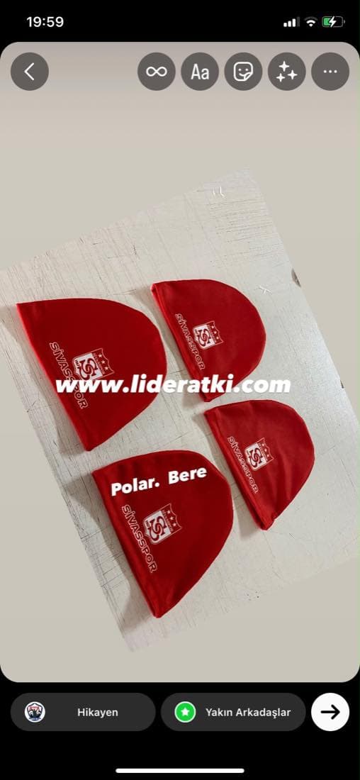 Taraftar bere örneği